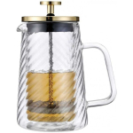 ZAPARZACZ ZAPARZACZ DO KAWY HERBATY SZKLANY 600ML FRENCH PRESS KLAUSBERG KB-7766 Golden