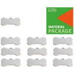 xTool bone-shaped stainless steel dog tag - 10pcs