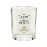 I I Love, Signature Collection, Bergamot, Green Apple, Parma Violets, Rose, Scented Candle, 160 g