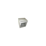 XtendLan 10" wall cabinet 9U 350x140, load capacity 50 kg, plexiglass doors, welded, gray color