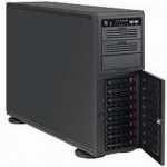 SilverStone Crown 04 Korpus PC, HTPC Korpus, SSI-EEB - tumedat hall