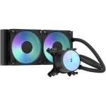 Veep Veep Cooleri | Radius 240 RGB | Musta | Intel, AMD
