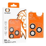 Kaitstud Kaitstud klaas Tel Protect Titanium objektiivile Iphone 16 Pro/16 Pro Max l&auml;bipaistev (objektiivid 3 tk)
