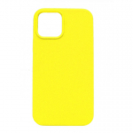 Evelatus Apple iPhone 12 mini Premium Soft Touch Silicone Case Lemon Yellow