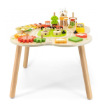 Viga Viga Toys Viga PolarB St&oacute;ł Table Edukacyjny Aktywności Pyramidka Cymbałki Sensoryka Montessori