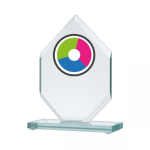 Detail Detail LuxorJet color printing glass trophy