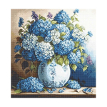 luca luca S Counted cross stitch kit "Vase with hydrangeas" 32x33 cm SB700