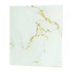 Orno Panel glass, Universalny, color granite white and/gold polish