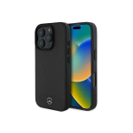 Case Case Mercedes MEHMP16X23RBARK iPhone 16 Pro Max 6.9" black/black hardcase Textured And Plain Leather MagSafe