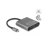 DeLOCK 91000 kaardilugeja USB 3.2 Gen 2 (3.1 Gen 2) Type-C Hall
