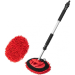 Telescopic Telescopic microfiber flow brush for car washing 67-100 cm amio-04342