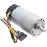 DC DC motor 37Dx73L with 131:1 gear 12V 76RPM + encoder CPR 64, Pololu 4756