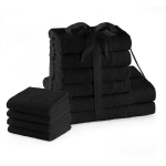 R&auml;tikute R&auml;tikute komplekt AmeliaHome Amari, 10 tk (2*70x140 + 4*50x100 + 4*30x50), v&auml;rv: must