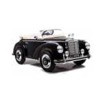 Lean Lean Cars Dvivietis elektriauto lastele Mercedes 300S LS-618, must l&auml;ikiv