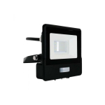 Samsung 10W LED prožektor V-TAC, musta korpusega, 6500K, liikumisanduriga
