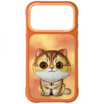 Etui Etui Nimmy Big Eyed Pet 2.0 Cat do iPhone 17 Pro pomarańc