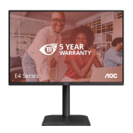 AOC E4 X24E4U PC lamekuvar 61 cm (24") 1920 x 1200 pikslit Full HD LED Must