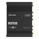 Teltonika RUTX50 juhtmevaba ruuter Gigabit Ethernet Kaks sagedusala (2,4 GHz / 5 GHz) 5G Must