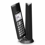 Panasonic KX-TGK220 Digitaalse juhtmeta tehnoloogia (DECT) telefon Helistaja ID Must