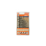Drill Drill Alpen 600093100 Foret h&eacute;lico&iuml;dal PTM 8 Profi, Gris, Set de 8 Pi&egrave;ces