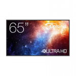 Optoma N3651K Digital signage lameekraan 165,1 cm (65") LED WiFi 450 cd/m&sup2; 4K Ultra HD Must Android 11 24/7