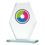 Detail Detail LuxorJet color printing glass trophy
