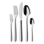 WMF Kult Plus 1260916340 s&ouml;&ouml;giriistade komplekt 30 tk Roostevaba teras
