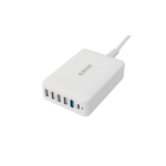 Deltaco USBC-MO100 mobiilseadme laadija Universaalne Valge Vahelduvvool, USB Hoonesisene