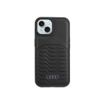 Case Case Audi Synthetic Leather MagSafe iPhone 15 Plus / 14 Plus 6.7" black/black hardcase AU-TPUPCMIP15M-GT/D3-BK