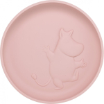 Moomin Moomin Silicone plate, rosehip pink