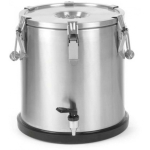 Stainless Stainless steel thermos with faucet, 20L, Hendi