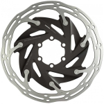 SRAM Centerline X Road 2 Piece Brake Disc - 160mm Black (stainless steel screws included) - 6 holes