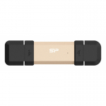 Silicon Silicon Power DS72 USB-v&auml;lkm&auml;lu 1 TB USB Type-A / USB Type-C 3.2 Gen 2 (3.1 Gen 2) Kuld