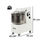 K&ouml;&ouml;gikombain K&ouml;&ouml;gikombain Prismafood Miesiarka spiraaliga, pidev vahekast, 2 kiirus, 56 kg/h, 22l, 400 V, 1100 W