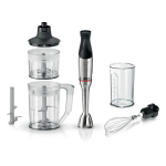 Bosch Serie 6 MSM6M852 kannmikser 1,3 l 1200 W Must, Roostevaba teras