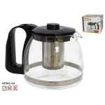 Klaasist Klaasist teekann filtriga 1250 ml, taimeteeks, 13 &times; 14 &times; 19 cm,