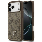 Guess 4G Double Card Triangle vutlar iPhone 18 Pro Max / 17 Pro Max pruun