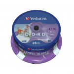 Verbatim 43667 t&uuml;hi DVD 8,5 GB DVD+R DL 25 tk