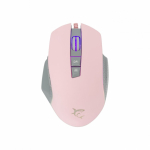 White White Shark GARETH Pink hiir M&auml;ngimine Parempoolne USB t&uuml;&uuml;p A Optiline 6400 DPI