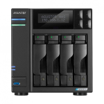 Asustor LOCKERSTOR 4 Gen2 (AS6704T) NAS Lauaarvuti Intel&reg; Celeron&reg; N N5105 4 GB DDR4 0 TB ADM Must