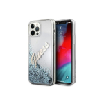 Guess GUHCP12LGLVSBL iPhone 12 Pro Max 6.7quot blue/blue hardcase Glitter Vintage Script