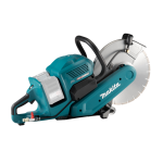Makita CE001GZ01 Cordless saw XGT, 40V MAX x2 (80V MAX), disc 355mm, max 127mm BL-M, 14.1kg, Without batteries and charger! Comp