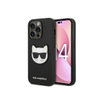 Case Case Karl Lagerfeld KLHCP14LSAPCHK "iPhone 14 Pro 6.1" hardcase black/Black Saffiano Choupette Head Patch