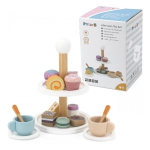 Viga Viga Toys Viga PolarB Cake wooden with muffin buns Coffee 15 acc set