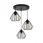 Orno WAYA hanging lamp, power max. 3x60W, E27, black