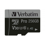 Verbatim 47045 m&auml;lukaart 256 GB MicroSDXC UHS-I Klass 10