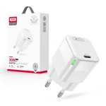 XO wall charger CE06 PD 30W 1x USB-C white