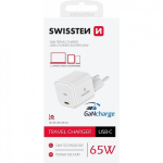 Swissten GaN Travel Charger Tīkla Lādētājs USB-C 65W