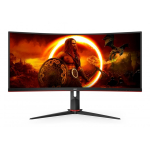 AOC G2 CU34G2XP PC lamekuvar 86,4 cm (34") 3440 x 1440 pikslit UltraWide Quad HD LED Must