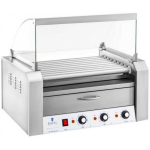 Roller Roller roll grill with lid and heating drawer for buns 16 HotDog sausages 2200W 230V Royal Catering